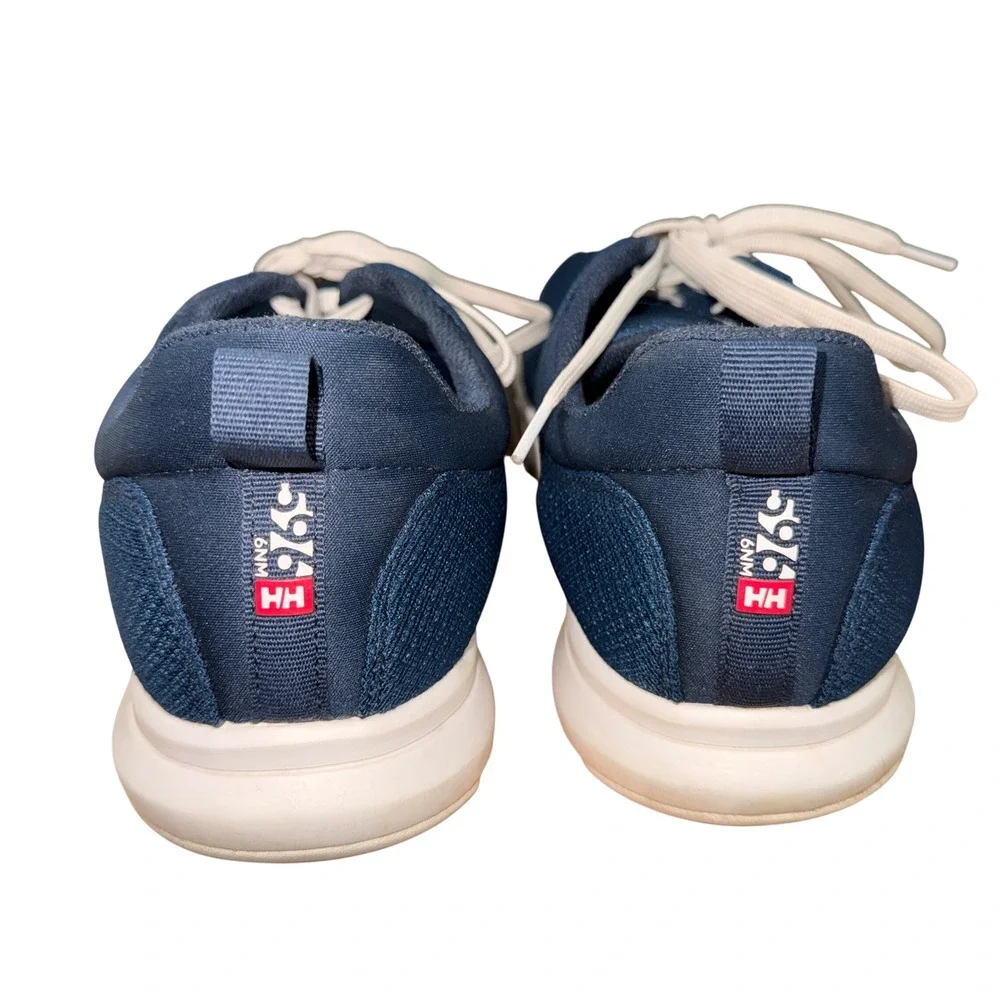 Helly Hansen Feathering Mens 13 Pre-Owned Sailing Shoes Navy Blue‎ Mesh Sneakers